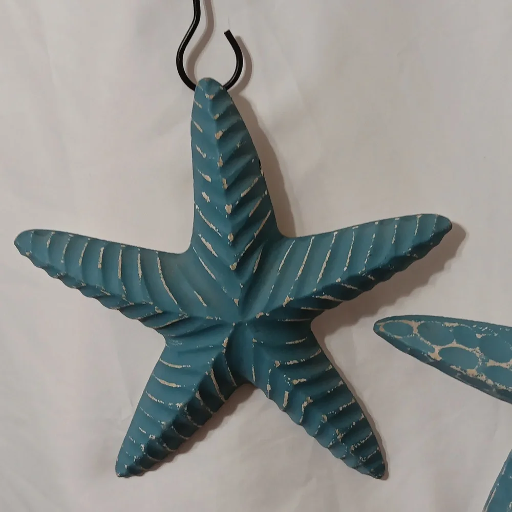 Teal Starfish Wall Decor